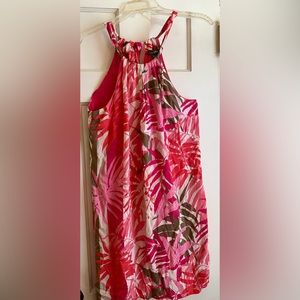 Tommy Bahama washable silk halter dress